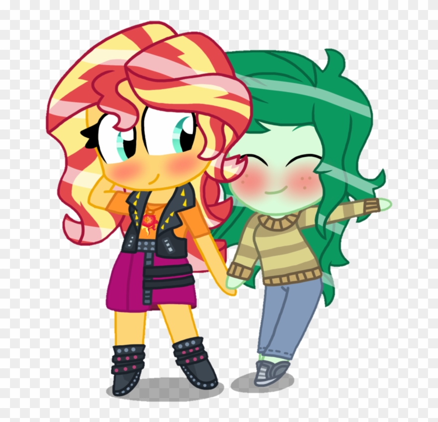 Katevelasco, Blushing, Chibi, Cute, Equestria Girls, - Fluttershy Blushing No Background Clipart