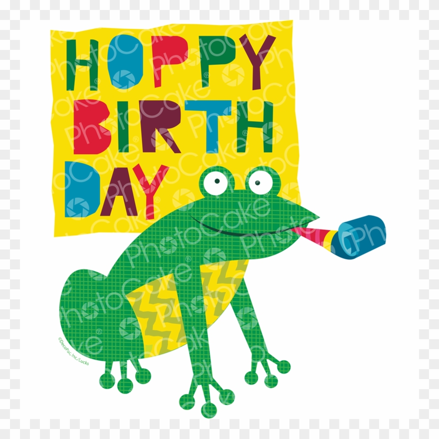 Birthday Buddies Frog - Product Clipart