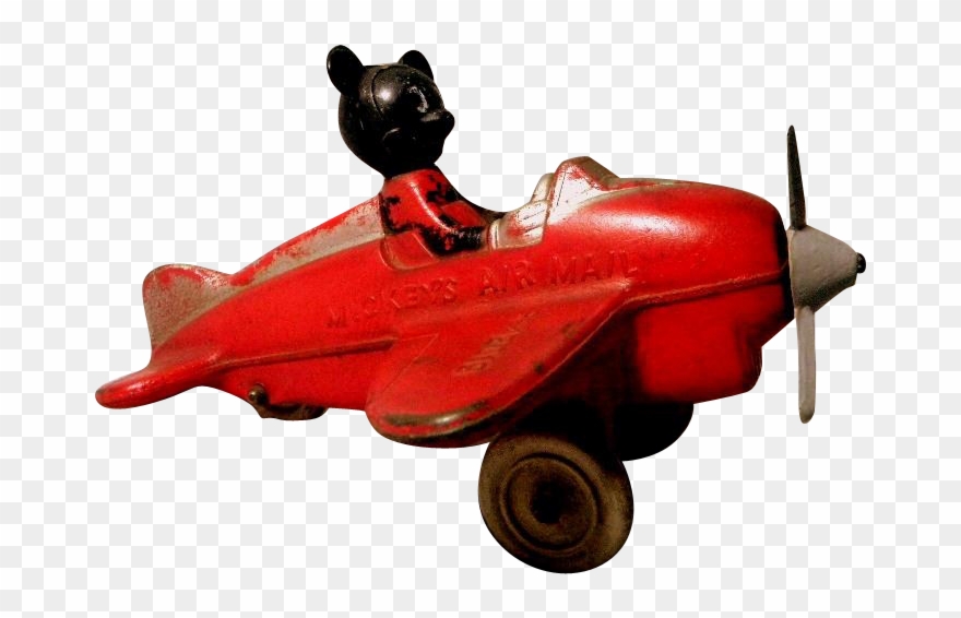 Disney Mickey Mouse Air Mail Air Plane W/ Mickey - Mickey Mouse Clipart