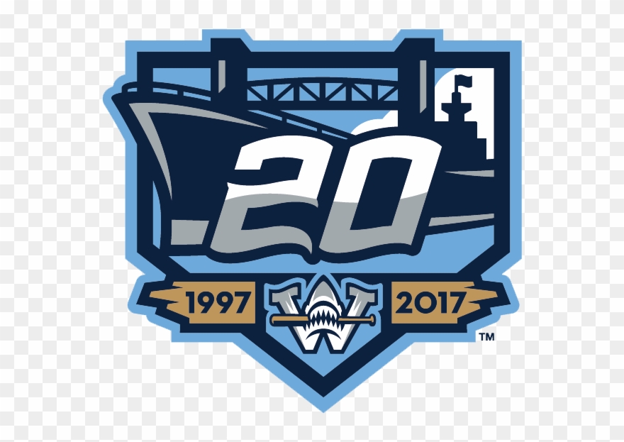 Wilmington Sharks Celebrating 20 Years Of Baseball - Wilmington Sharks Clipart