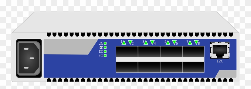 Big Image - 8 Port Infiniband Switch Clipart