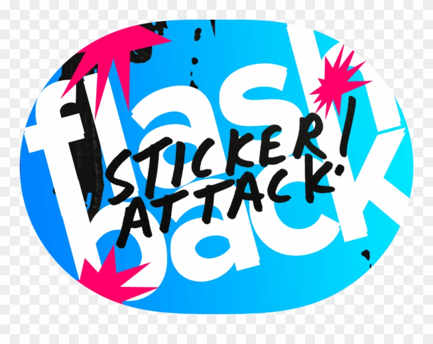 Flashback Sticker Attack Clipart