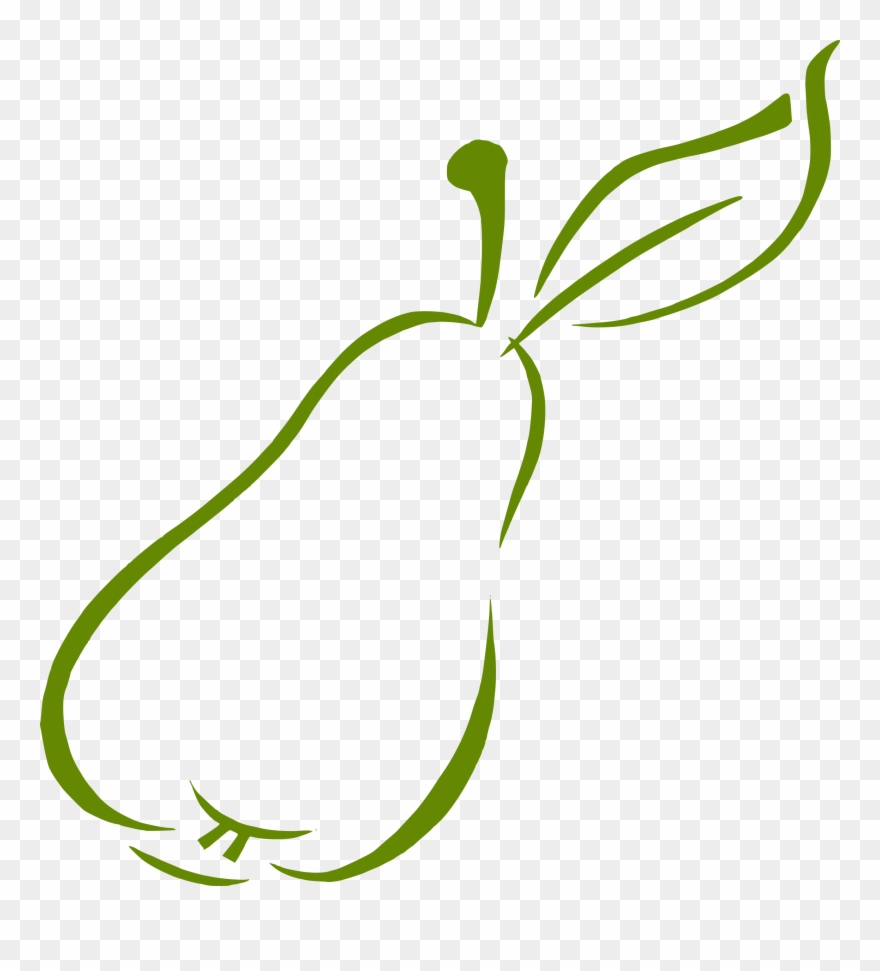 Big Image - Pear Abstract Clipart