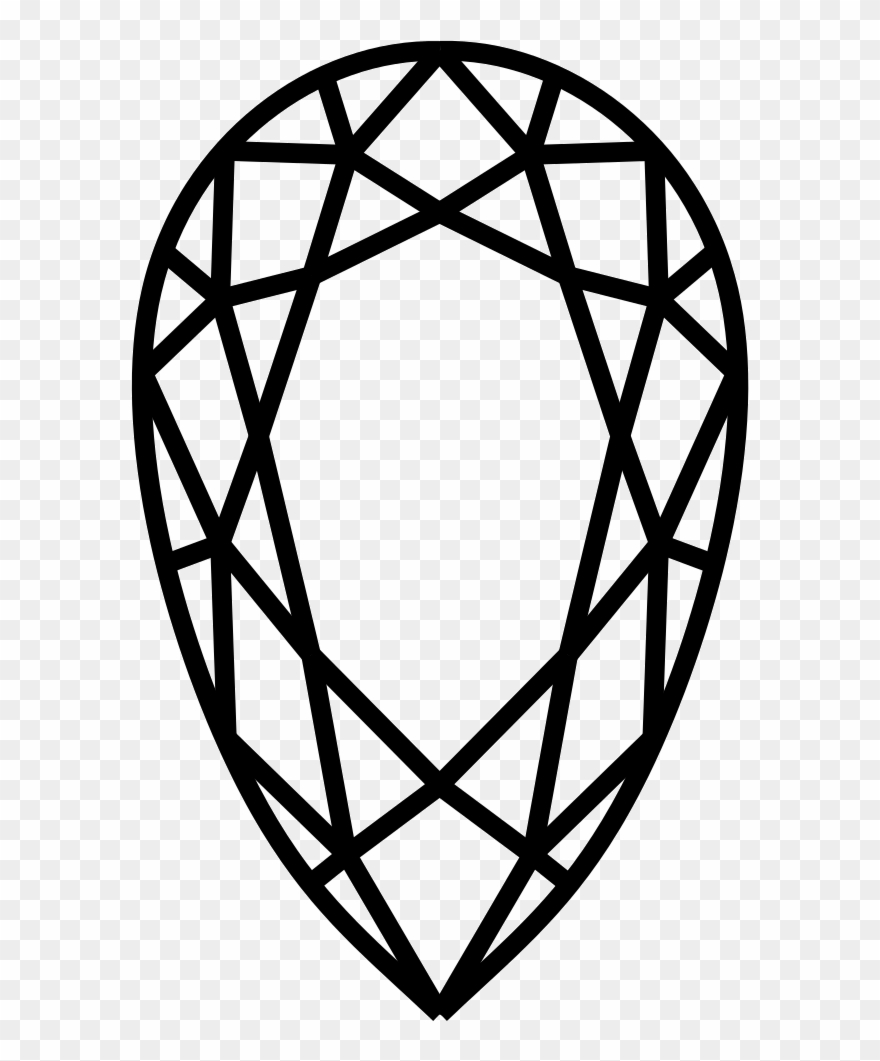 Png File - Oval Diamond Icon Png Clipart