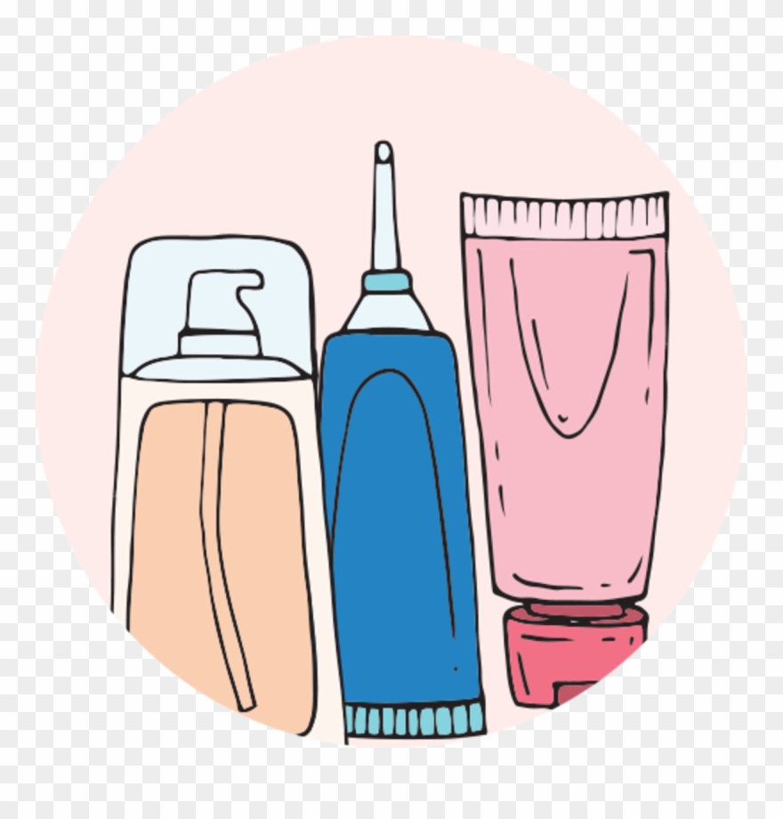 El Cuidado De La Piel Correo Electr - Skin Care Bottle Clip Art - Png Download