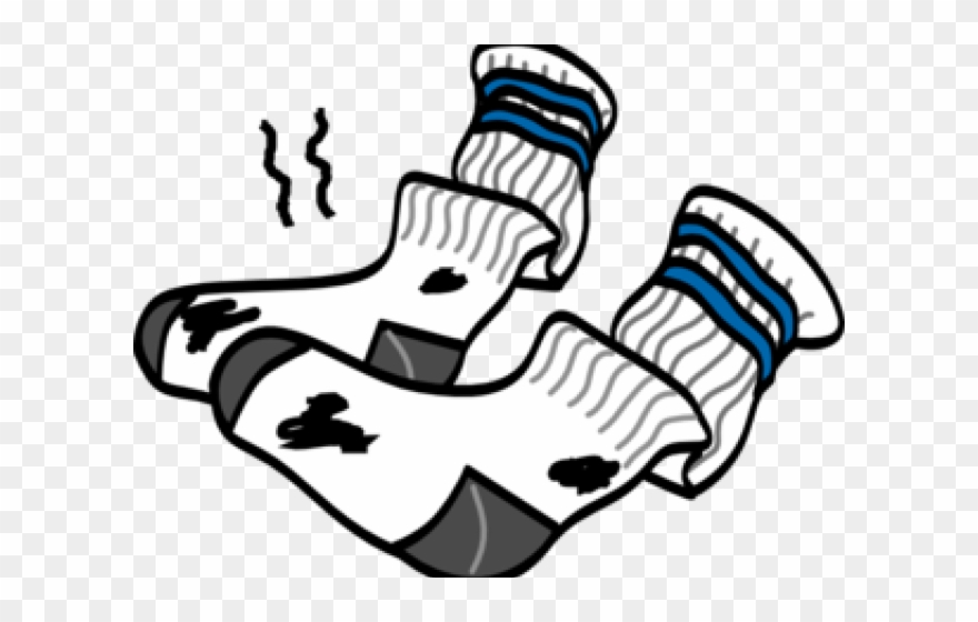 Pair Clipart Dirty Sock - Dirty Socks Clip Art - Png Download
