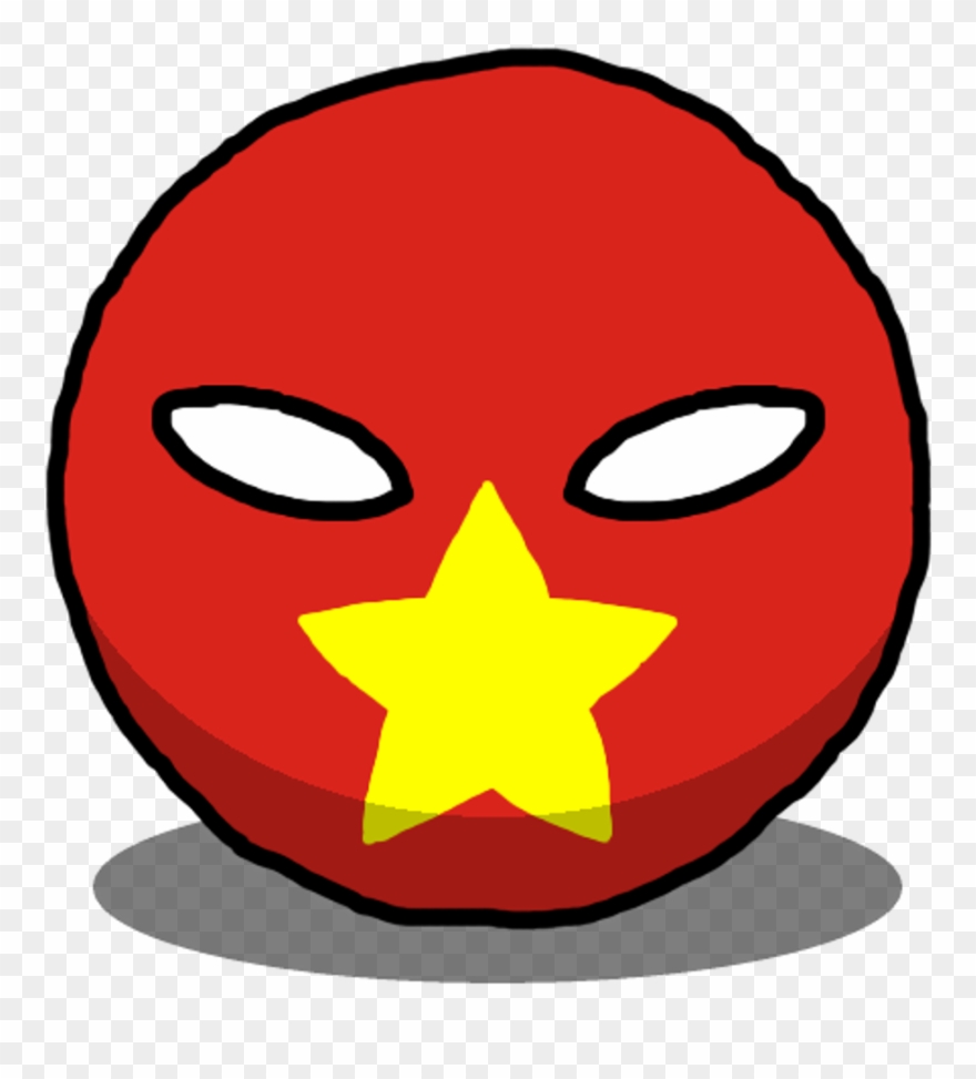 Vietnamball Countryballs Vietnam Vietnamese Communism Clipart