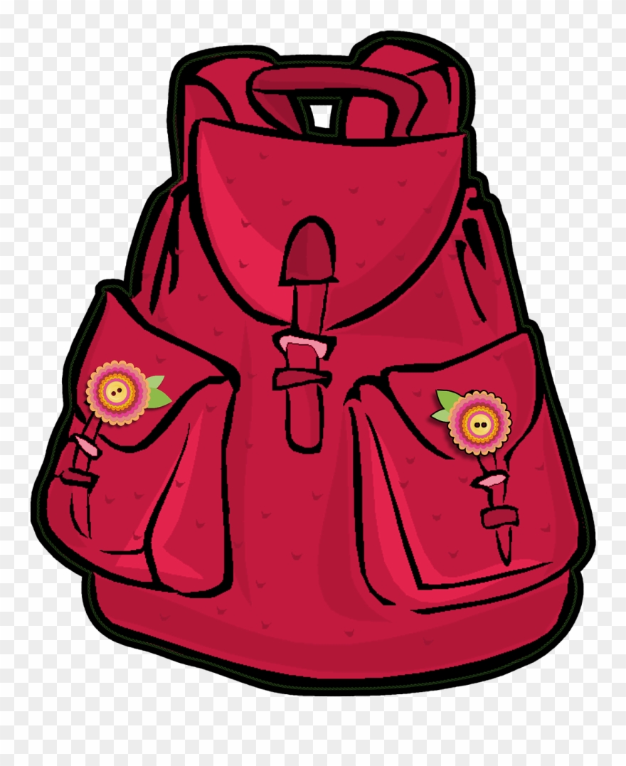 Positive Clipart Aggressive Behaviour - Transparent Background Backpack Pink - Png Download