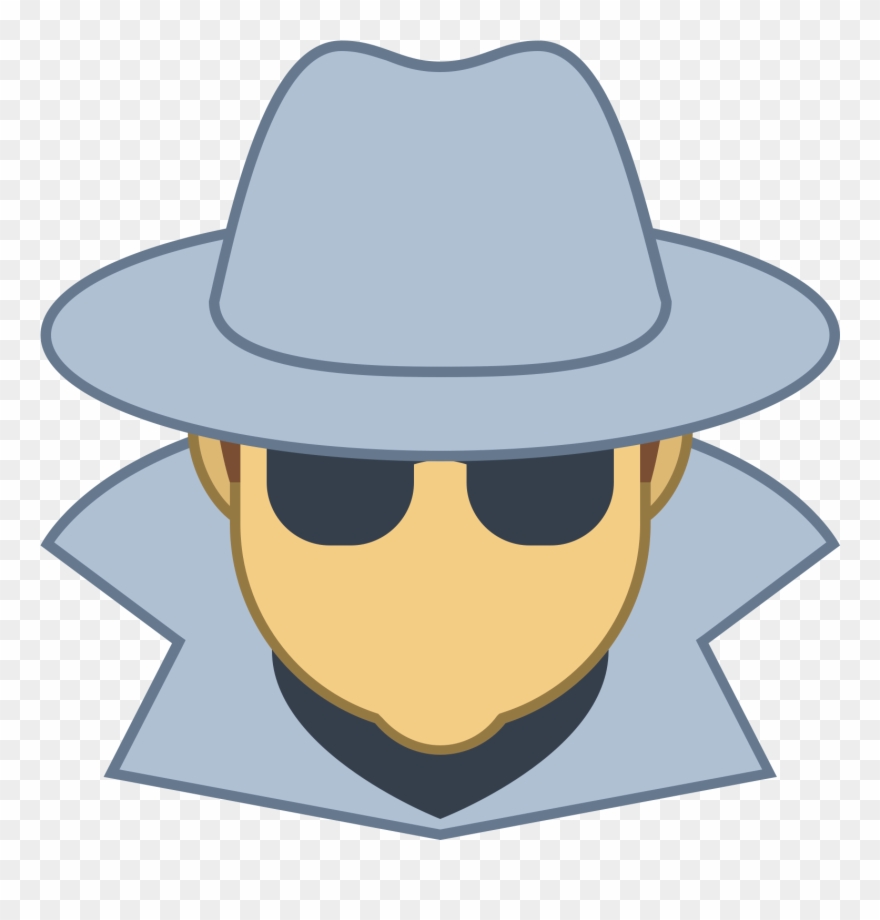 The Icon Depicts A Male Dressed In A Trench Coat Clipart