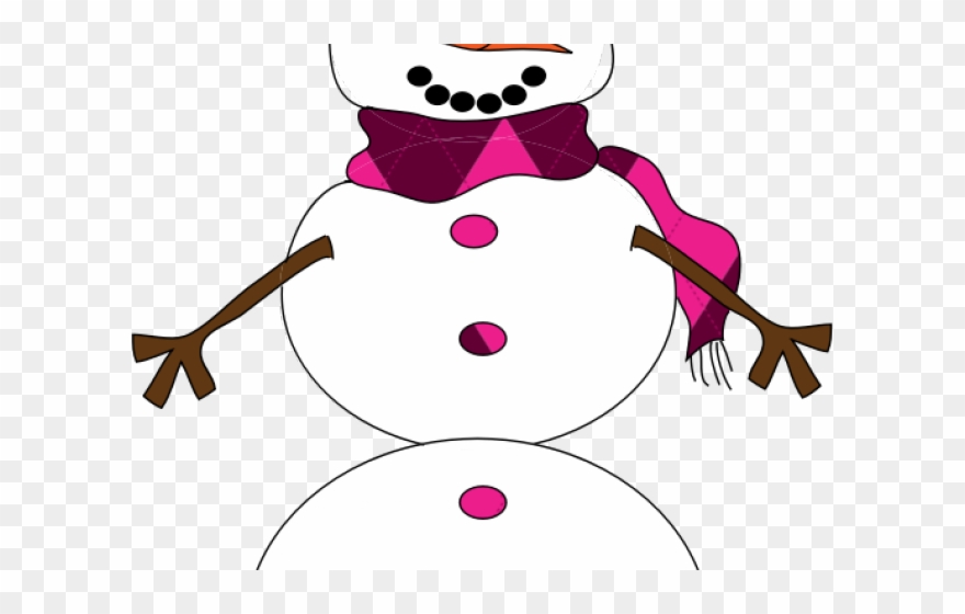 Adorable Clipart Snow Man - Snowman - Png Download