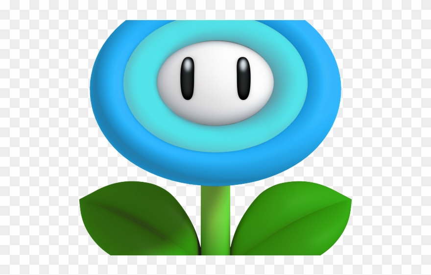 Frost Clipart Snow Flower - Mario Bros Ice Flower - Png Download