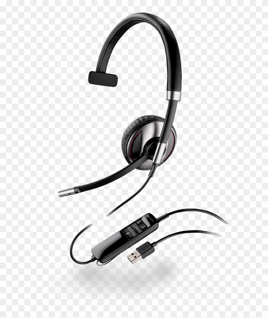 Headsets, Headphones, And Accessories - Plantronics Blackwire C720 Monaural Clipart