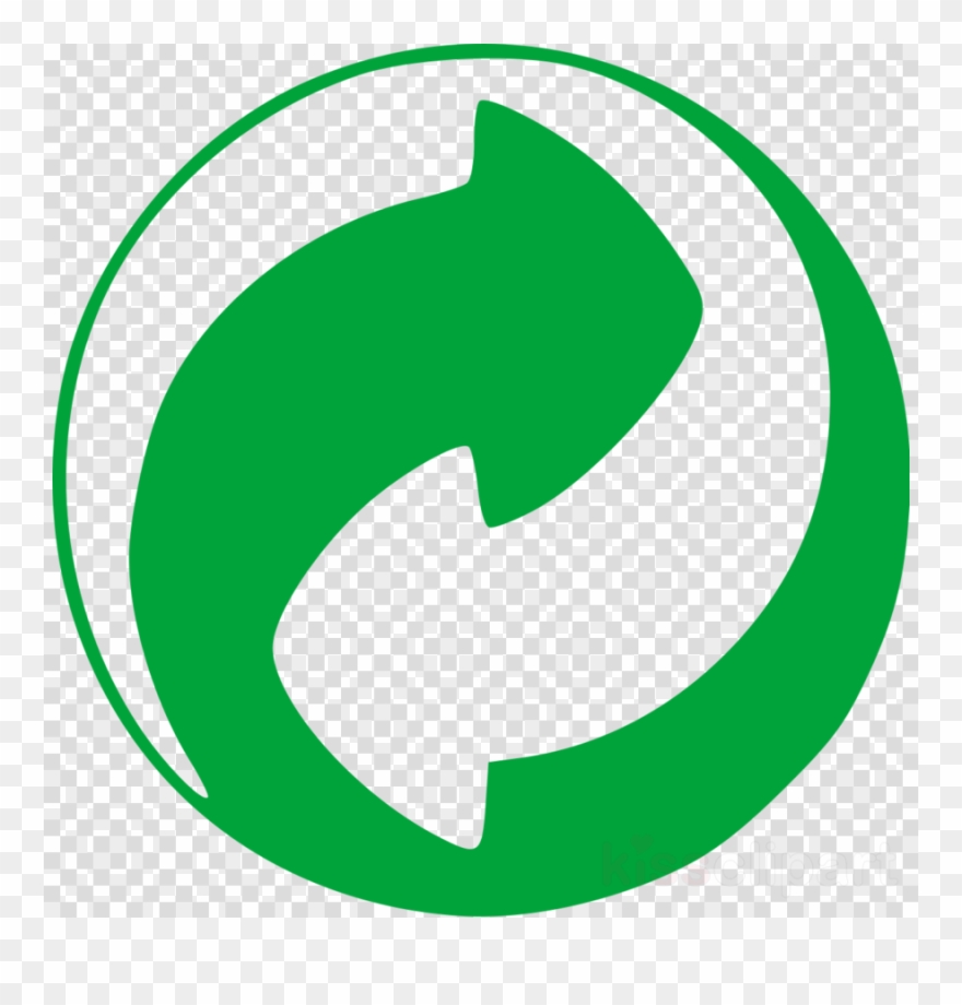 Green Dot Clipart Green Dot Recycling Symbol - Icon - Png Download