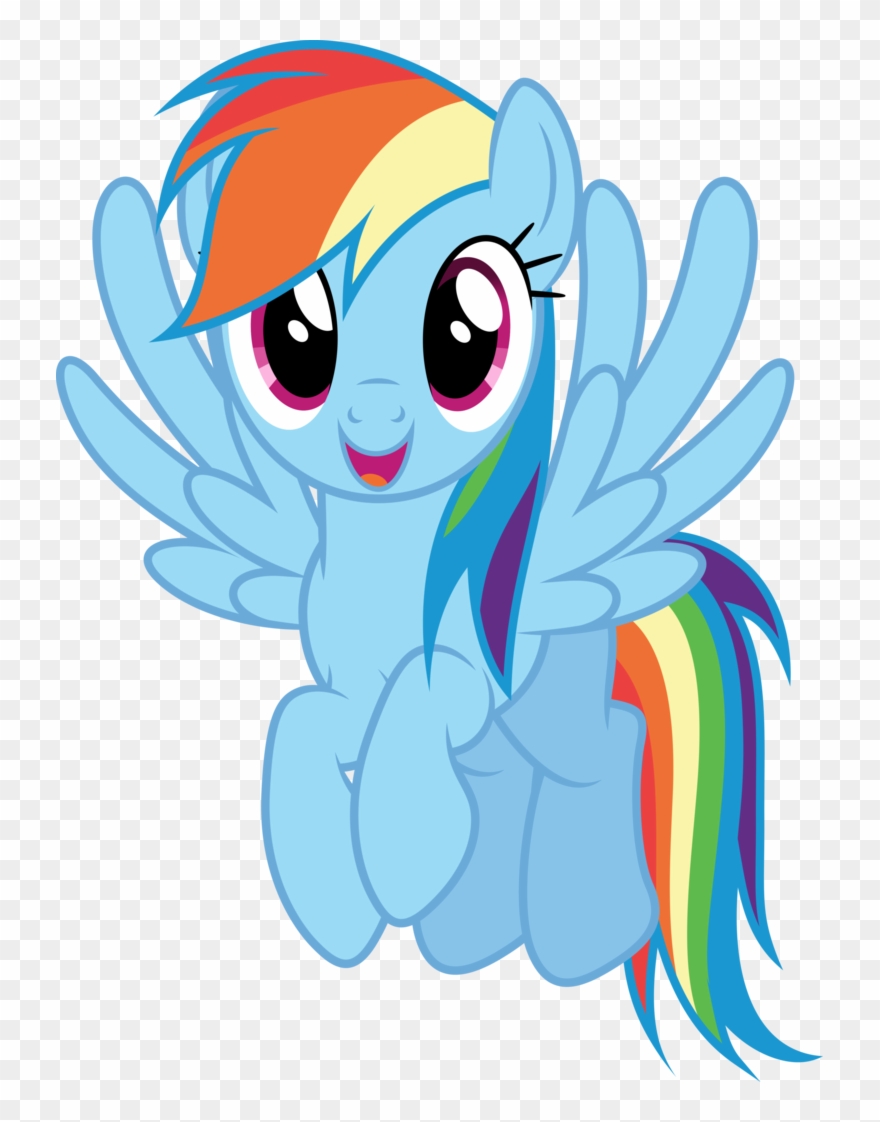 Vector By Dashiesparkle - Make A Rainbow Dash Clipart