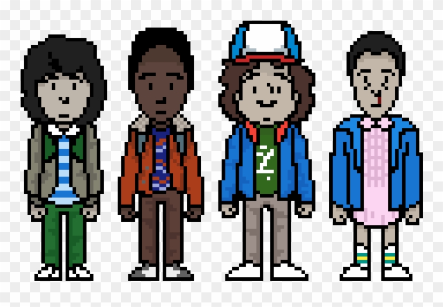 Mike, Lucas, Dustin, And Eleven - Eleven Clipart