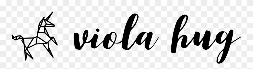Viola Hug - Calligraphy Clipart