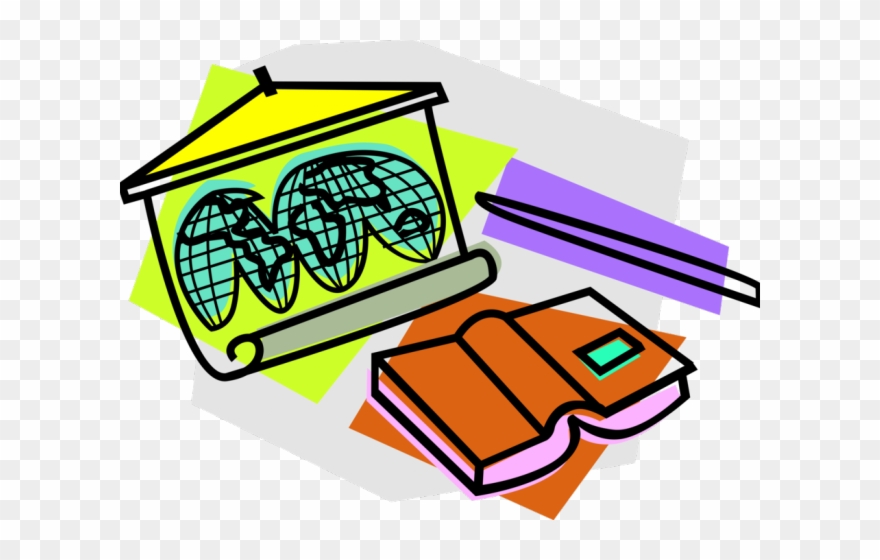 Maps Clipart Geography Project - School - Png Download