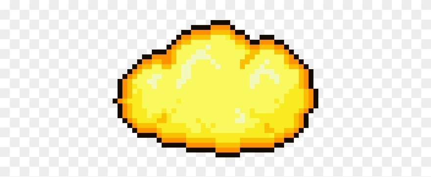 Yellow Cloud Direct Image Link - Sad Pepe Pixel Art Clipart