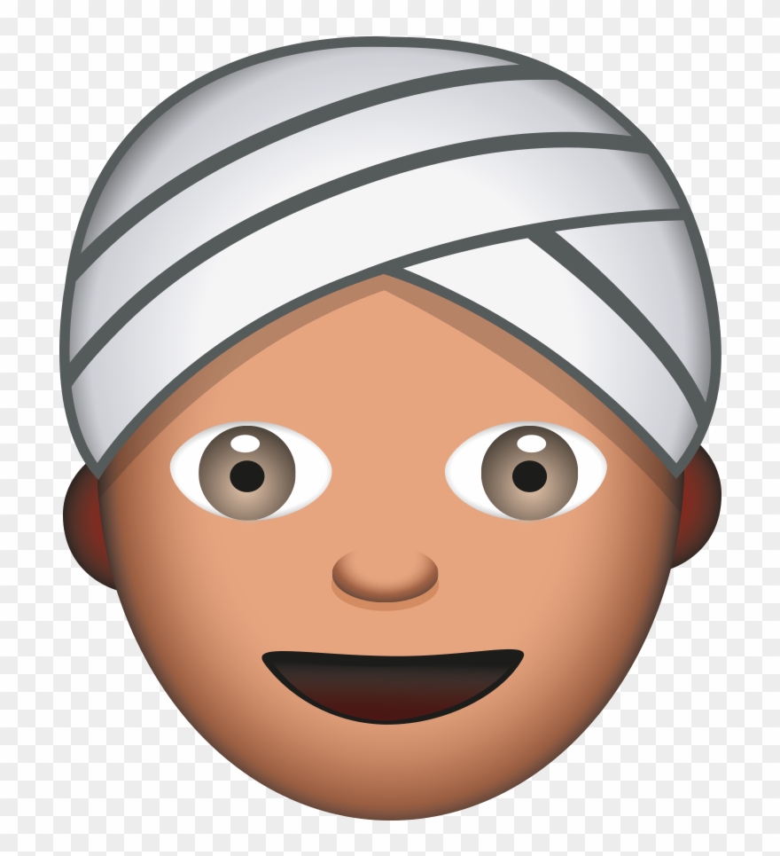 Man With Turban - Emoji Clipart