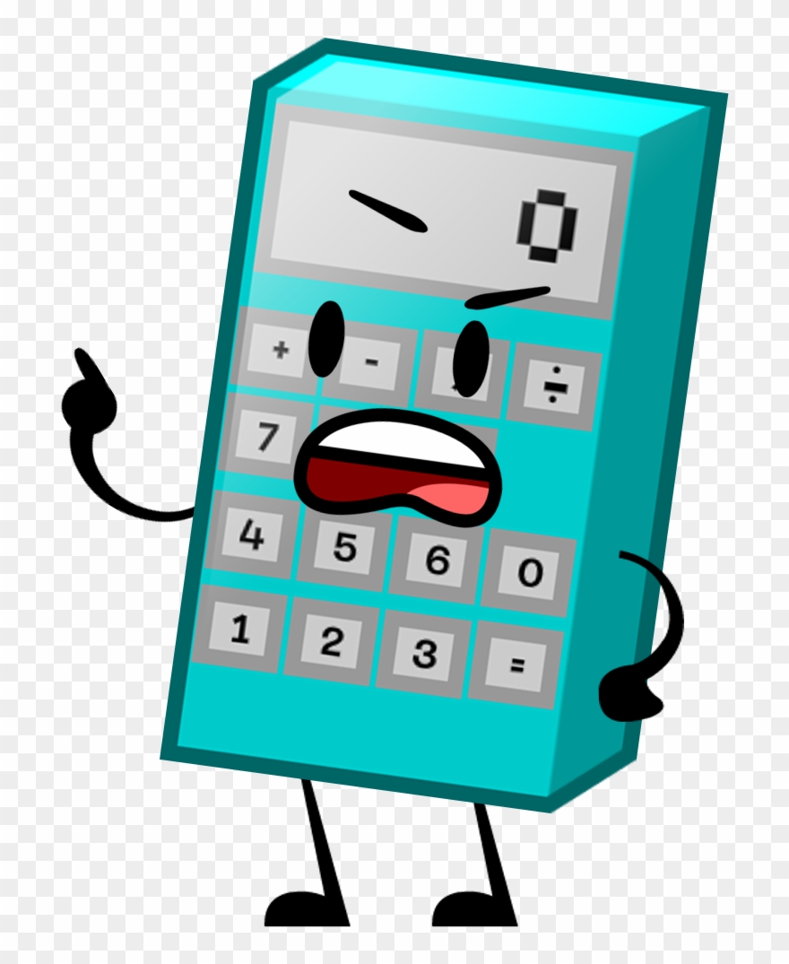 Calculator - Inanimate Objects 3 Recommended Characters Clipart