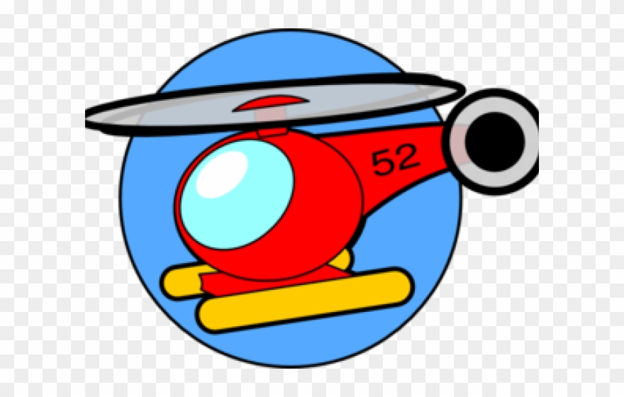 Helicopter Clipart Blue Helicopter - Png Download