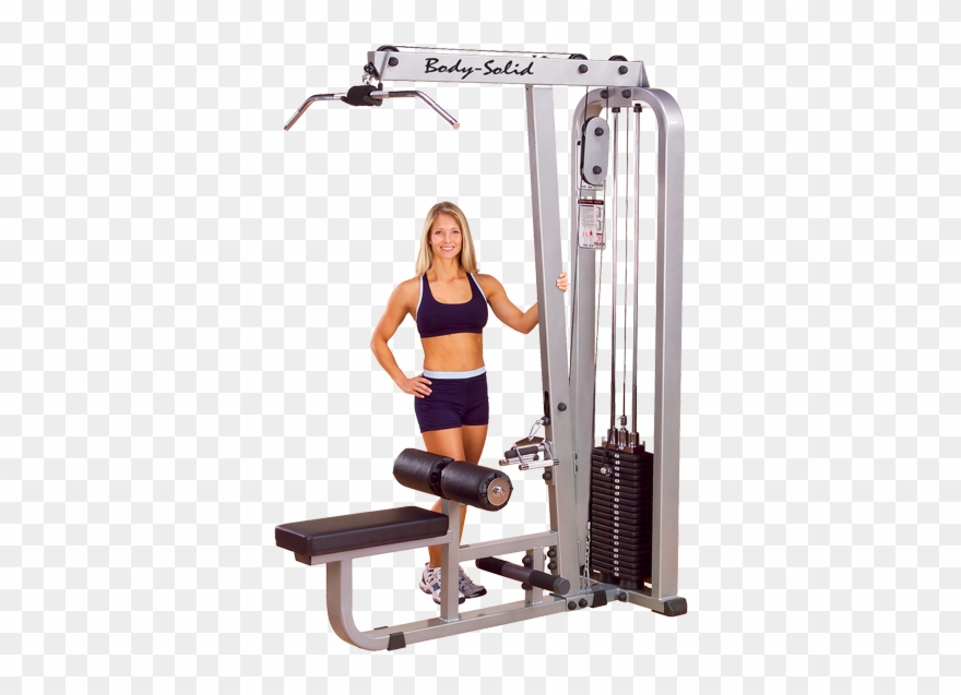 Poulie Haute Poulie Basse Pro Postes Pectoraux - Lat Machine Gym Clipart