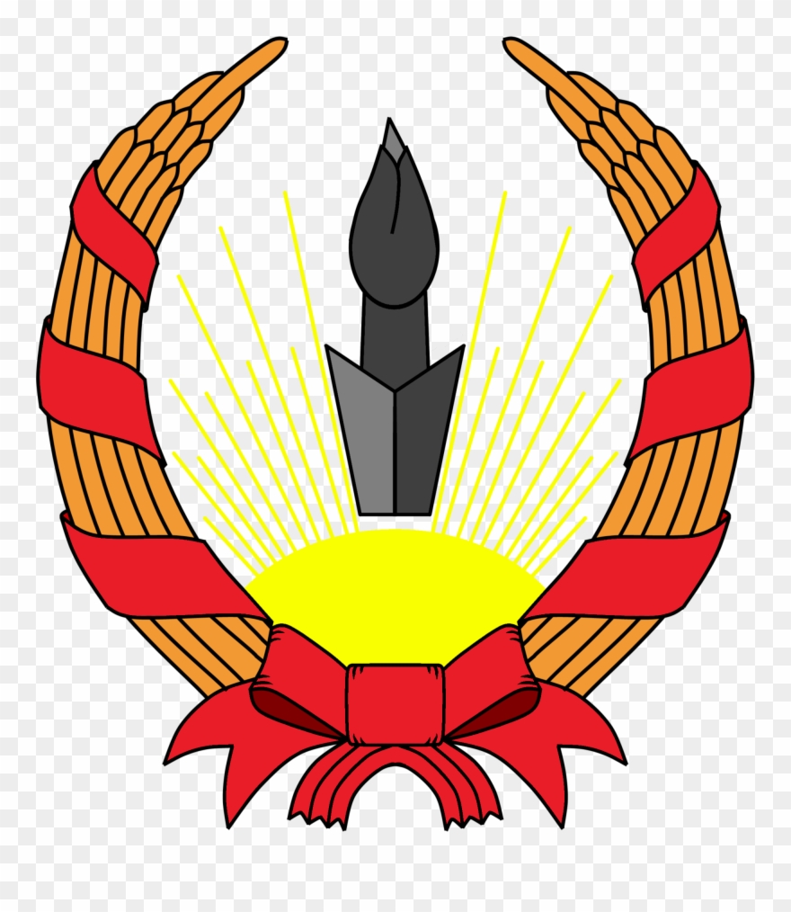 Coa Of The Republic Of Mahabad - Kurdystan Godło Clipart