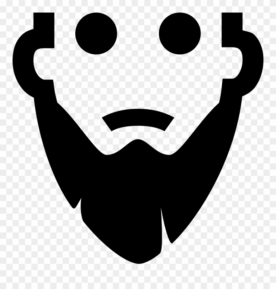 This Is A Picture Of A Man With A Long Beard - Beard Clipart