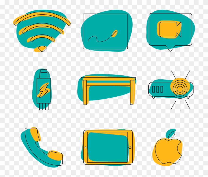 Projector Ipad Or Android Tablet Clipart