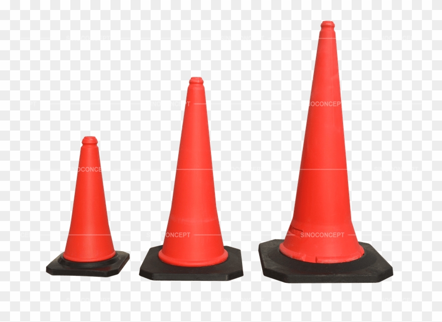 Transparent Cone Road Divider Clipart