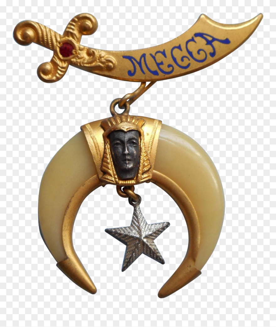 List Of Synonyms And Antonyms Of The Word Masonic Shriners - Masonic Crescent Clipart