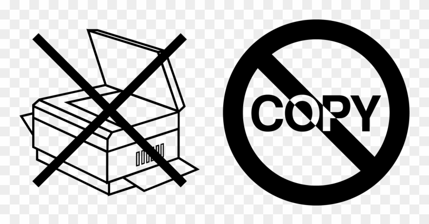 Photocopying Is Bad, M'kay - Prohibido Fumar Vector Clipart