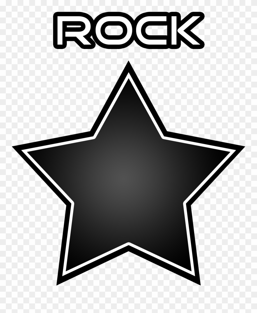 Rock Star White Clipart