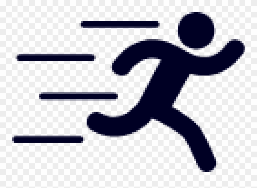 Running Fast Logo Clipart