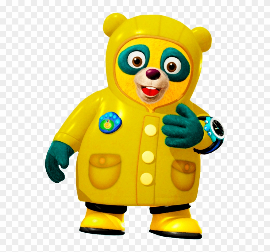 Special Agent Oso Wearing Rain Coat - Agent Oso And Wolfie Clipart