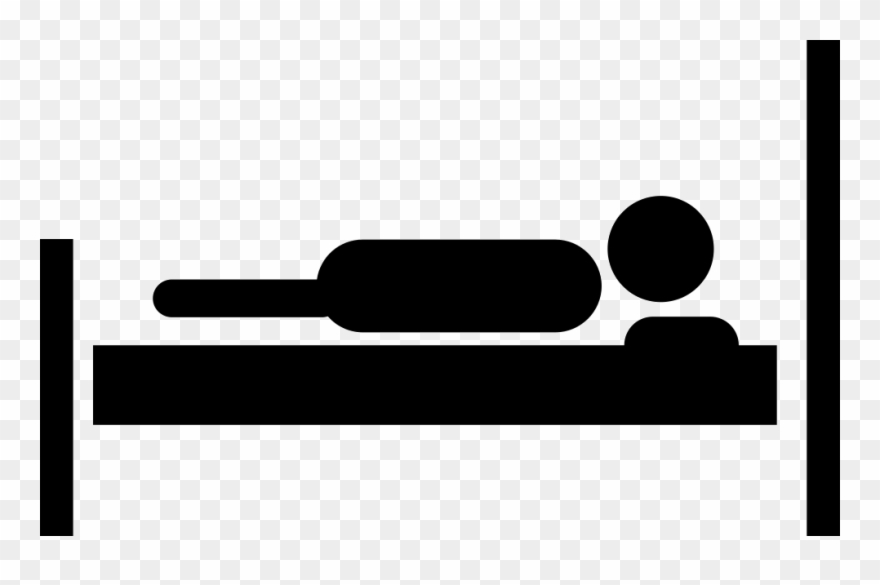 Bed With A Person Lying On It Comments - Bed Clipart