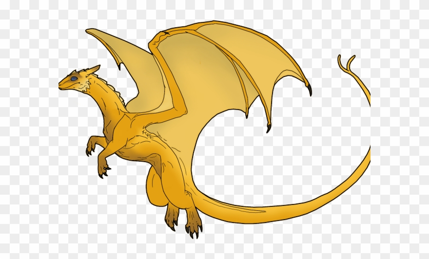 Chinese Dragon Clipart Golden - Pern Dragon - Png Download