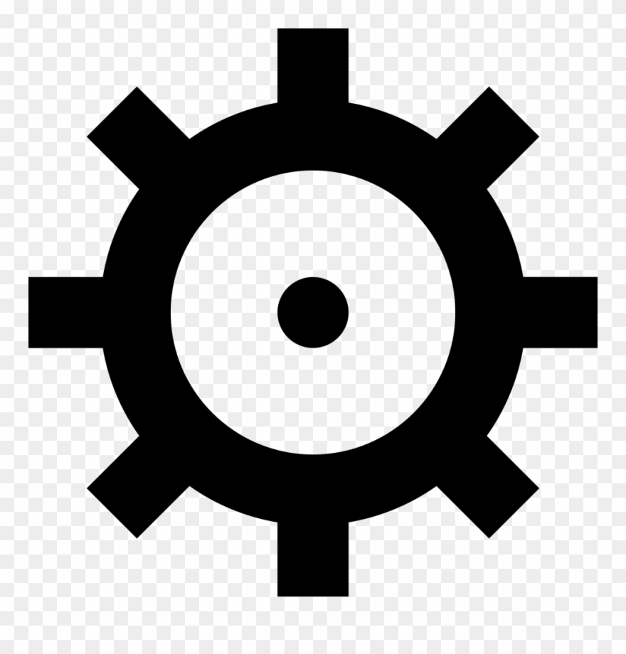 Set Up Comments - Gear Flat Icon Png Clipart