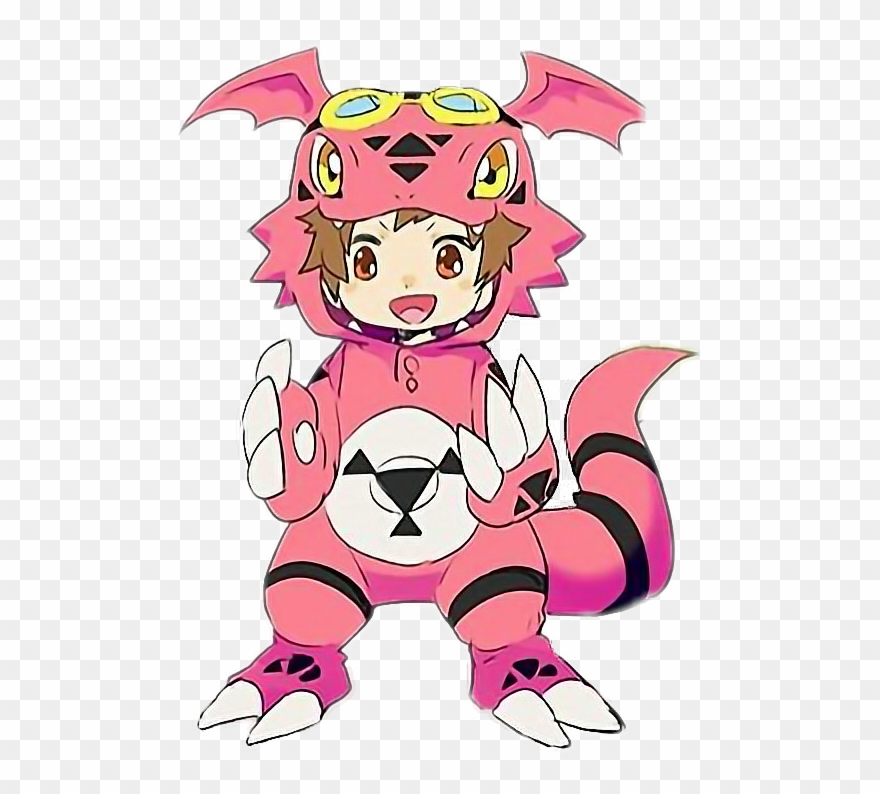 Digimon Tamers Takato Guilmon Kawaii Japan Freetoedit Clipart