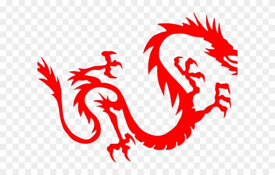 Chinese Dragon Clipart Red - Png Download