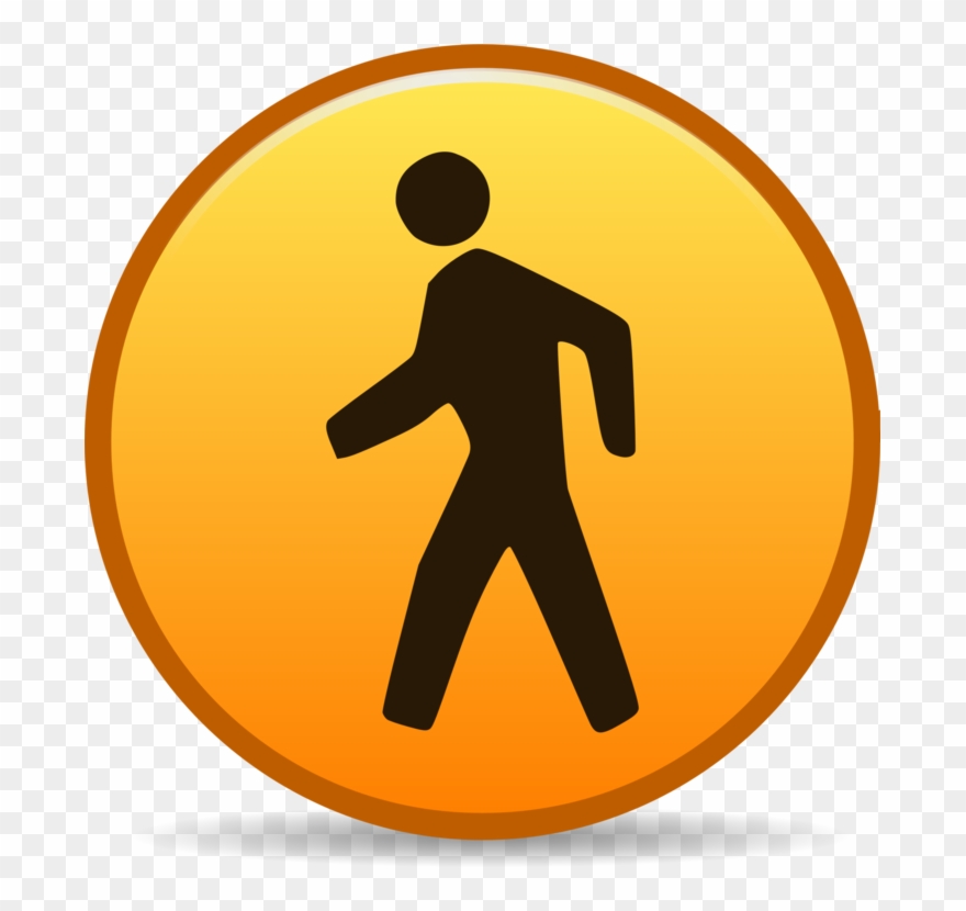 Traffic Sign Pedestrian Crossing Stop Sign Clipart