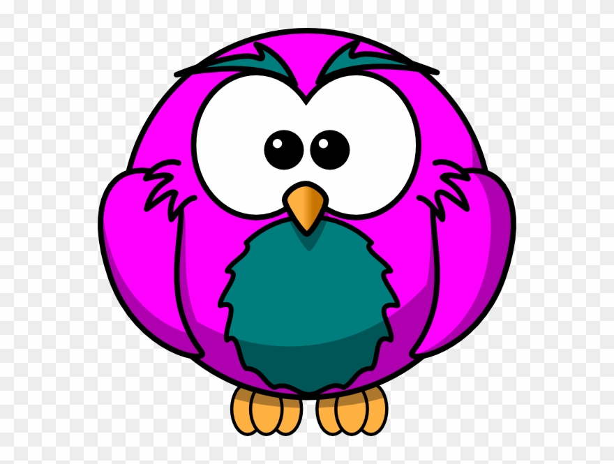Purple And Grey Hoot Clip Art At Clker Com - Png Download