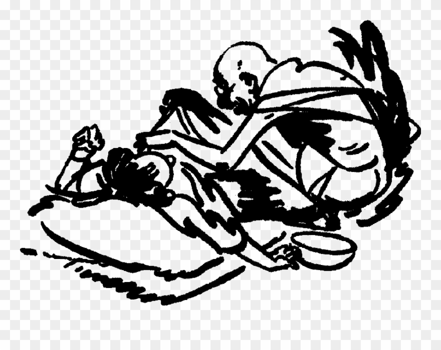 Gandhiji Drawing Cleaning Clipart