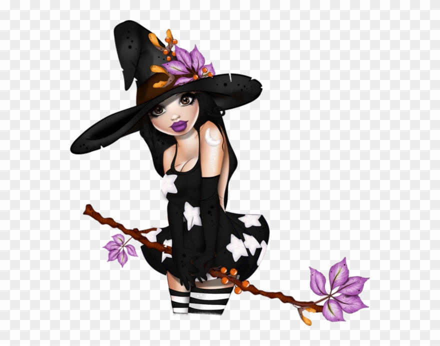 Tube Halloween Femme Halloween 1, Le Temps Qui Passe, Clipart