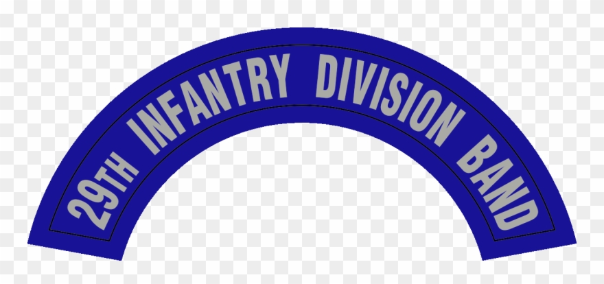 Us Army 29th Inf Div Band Tab Clipart