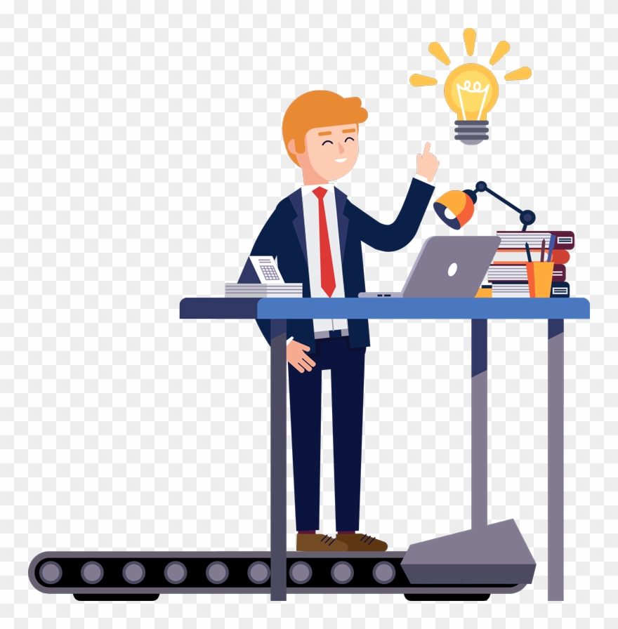 Evowalkdesk Enjoy Walking On The Walkdesk Clipart