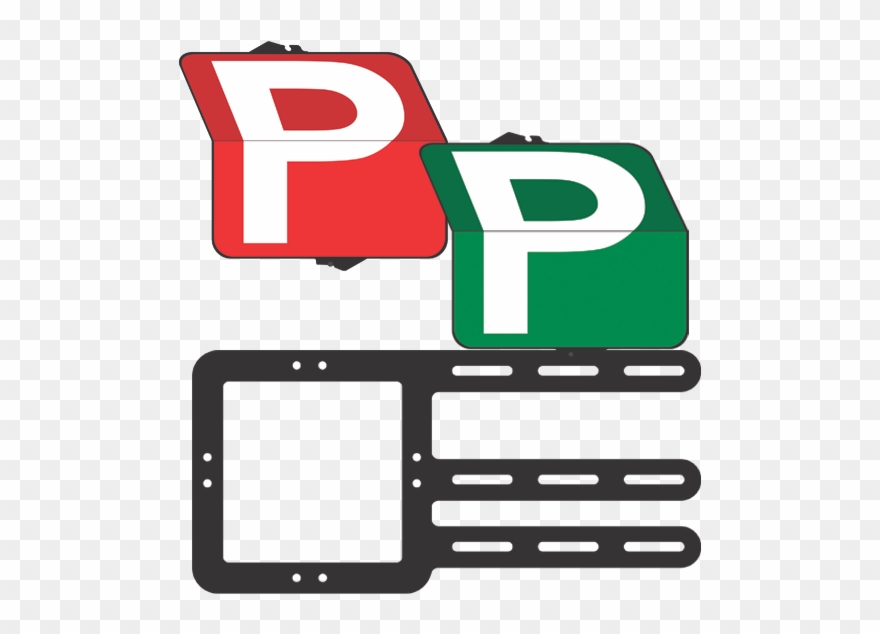P Plate Driver “rippa” 2 Pack Clipart
