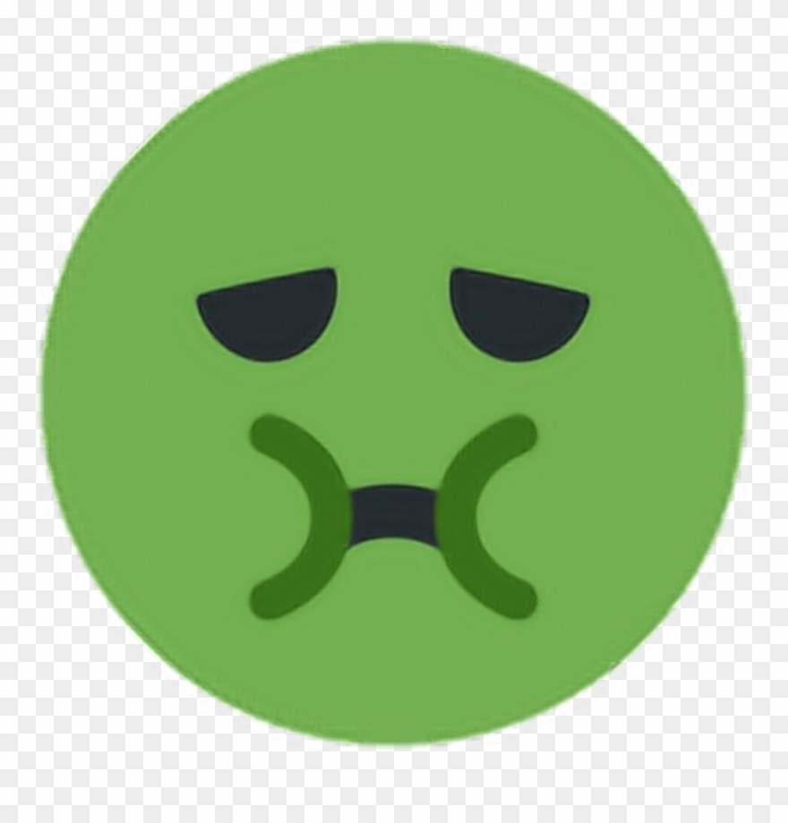 Green Puke Vomit Sick Emoji Freetoedit Clipart