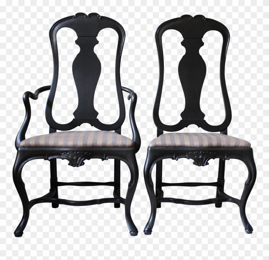 Vintage Used Black Dining Chairs Chairish Mid Century Clipart