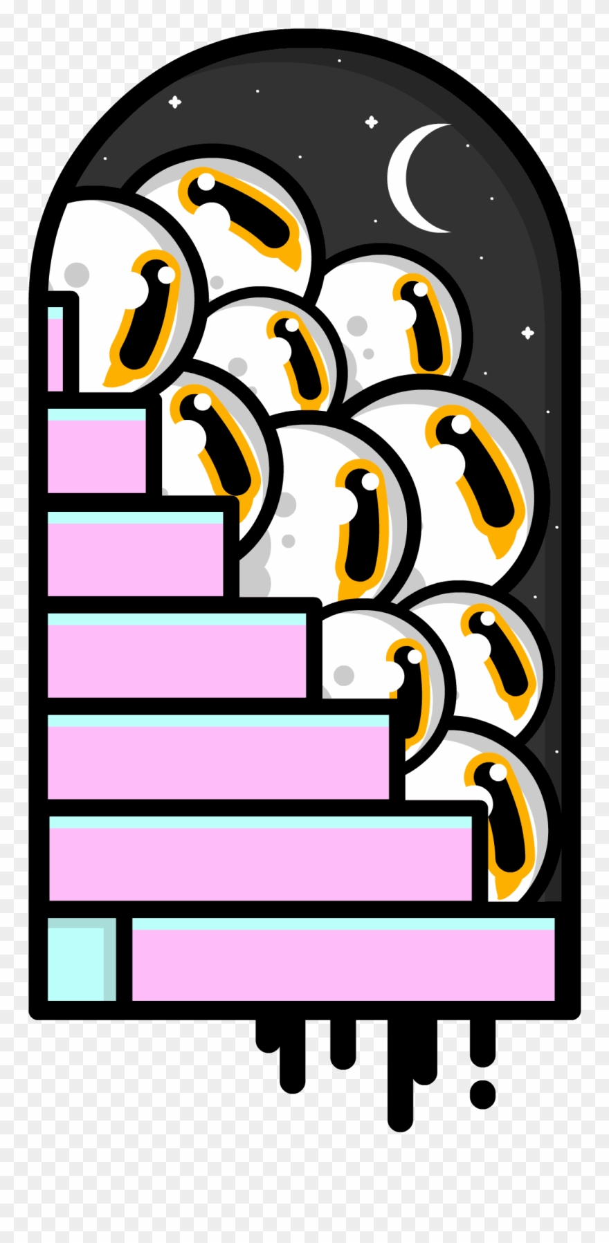 Space Eyes Sticker By Shallow Lagoon Clipart